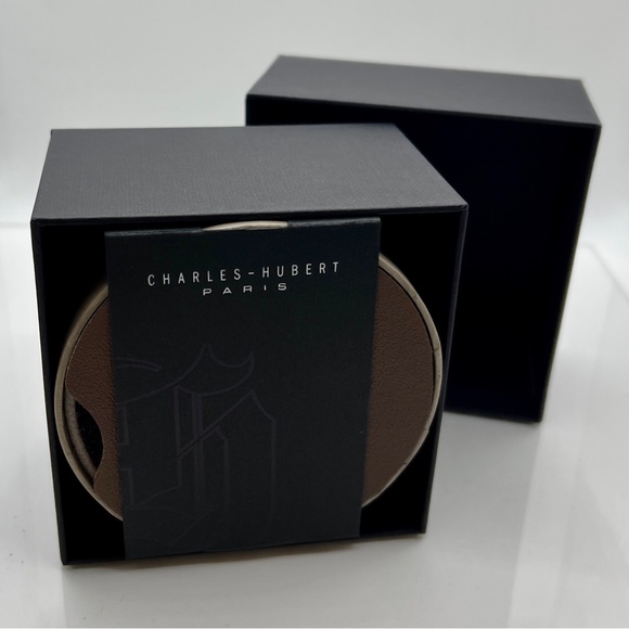 Charles Hubert Gold-plated Double Hunter Blue Dial Pocket Watch - Picture 2 of 6